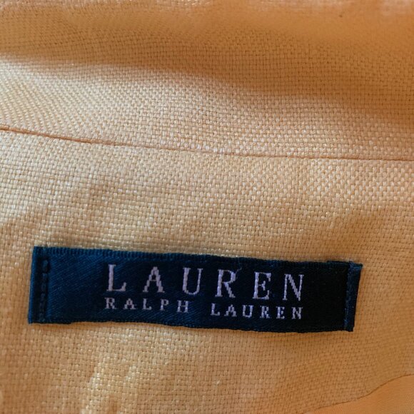 NEW Ralph Lauren Canary Yellow Linen Blazer - Picture 13 of 14
